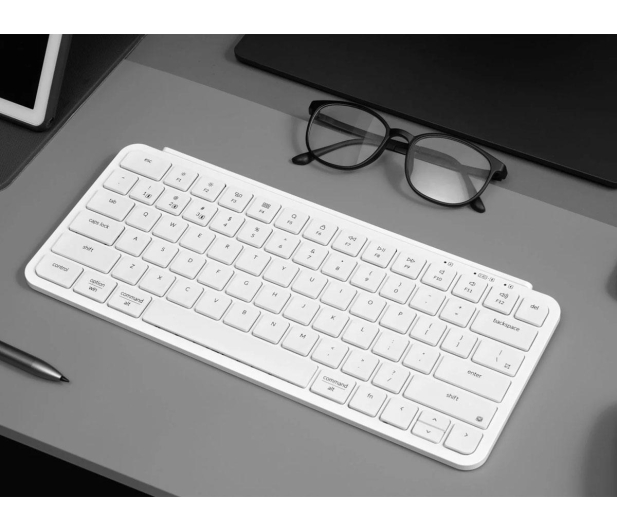 Keychron B1 Pro K11 Ultra-Slim Wireless Keyboard Retro Blue - 1507456 - zdjęcie 3